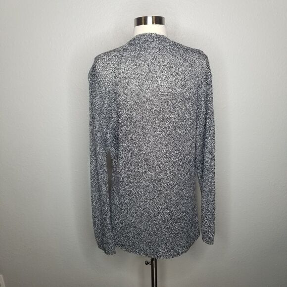 Eileen Fisher Organic Linen Knit Drape Cardigan Md - Picture 3 of 6